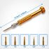 MMOBIEL 5-in-1 Multifunctional Small Magnetic Precision Pocket Mini Screw Driver Set for Eyeglass, Smartphone, Tablet, Watch, Repair Tool Kit...