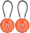 Forge Quality TSA Approved Luggage Locks for Travel Accessories, Suitcase, Pelican case, Set Your own Combination, Zinc Alloy Body-Cable Locks Ora...