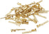 uxcell 2.8mm Wiring Connectors Male Spade Crimp Terminals 40pcs Gold Tone...