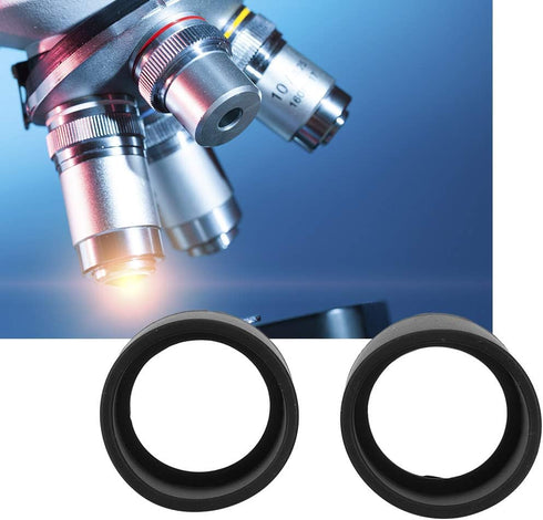 2PCS Eyepiece Cover Eyepiece binocular eye cups Guard Soft Rubber 36mm Stereo Microscope Accessory for 32-36mm Stereo Microscope(Oblique Angle)(KP...