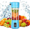 Compact, Travel Size, USB Rechargeable 12 Oz Portable Handheld Blender with Powerful Motor: Perfect for Smoothies, Shakes, Fruit/Veggie Juicer & B...