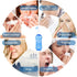 Darate Neti Pot Sinus Rinse Bottle, Nose Wash Cleaner Pressure Rinse Nasal Irrigation for Adult & Kid BPA Free with Sticker Thermometer (500ML)...