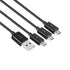 Herfair 3-in-1 Micro USB Splitter, 480Mbps Data Sync, 3 USB to Multi Micro USB Adapter Wires Leads for All Micro USB Equipped Devices......