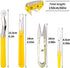 Sewing Ruler 4 Style Clothing Patterning Ruler Sew French Curve Ruler Metric Shaped Plastic Sewing Tools Include Seam Ripper Tracing Wheel Sewing ...