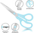 Pastel Scissors, Niutop 8" All Purpose Scissors Heavy Duty Ergonomic Comfort Grip Shears Sharp Scissors for Office Home Household Sewing High/Midd...