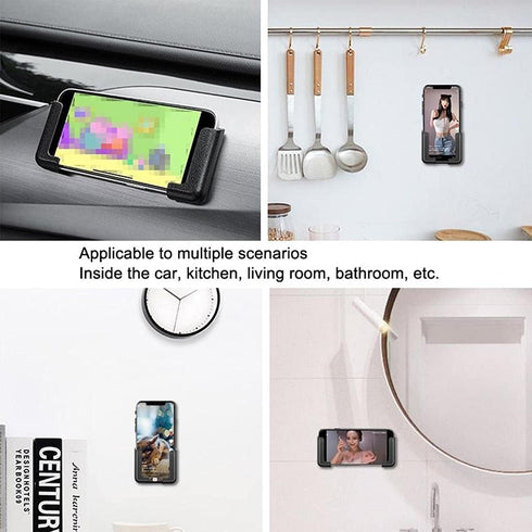 Multifunctional Mobile Phone Bracket - 2023 New Self Adhesive Dashboard Mount Car Phone Holder, Adjustable Phone Holder, Car Phone Holder Mount fo...