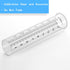 7" Capacity Rain Gauge Stainless Steel Fence Mounting Bracket with Rain Gauge Replacement Tube Glass for Outdoor Garden Yard Home, Lip Design, Bes...