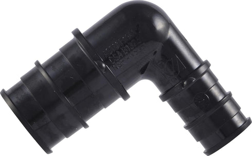 SharkBite 1/2 Inch x 3/4 Inch Expansion 90 Degree Reducing Elbow for PEX-A Pipe, Pack of 5, Plastic Plumbing Fittings, Poly Elbow Coupling for PEX...