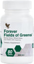 Forever Living - Fields of Greens, Green Superfood Supplement with Barley Grass, Wheat Grass, and Alfalfa to Cleansing and Alkalizing, 80 Tablets...
