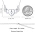 PLATO H Angel Wing Heart Crystals Necklace for Women Guardian Angel Pendant with Dainty Jewelry Box Mothers Christmas Gifts...