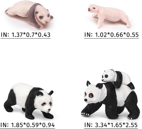 Animal Life Cycle Model Figure 4 PCS Panda Growth Model Classroom Accessories Party Supplies Cake Toppers Desktop Decoration Educational Developme...