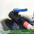 275 330 Gn IBC Tote Fittings Food Grade Water Tote Hose Adapter IBC Tote Tank Connector Tote Valve Fitting Drain Adapter 2" Coarse Thread X 3/4" M...