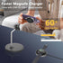 Magnetic Wireless Charger for iPhone-2 in 1 Foldable MagSafe Wireless Charging Station for iPhone/Apple Watch, Detachable 15W Fast Travel Charging...