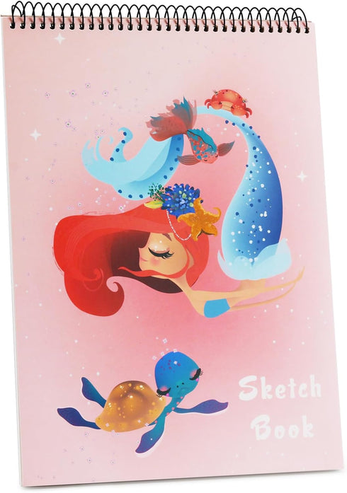 Sketchbook for Teen Girls, Sketch Book and Art Paper for Girls and Artist Kids to Drawing and Sketching or Doodling, 8.5"x11", Spiral Bound Art Pa...