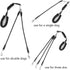 3 Dog Leash, Nylon Heavy Dog Leash with Padded Handle, 6ft 360° Swivel No Tangle Rope Removable Pet Traction Rope, Lead for Medium Large Dogs Walk...