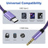 Type C to 3.5mm Samsung Audio Aux Cable 3FT Compatible Galaxy S24 Ultra S23 Plus S22 S21 S20 FE,Google 8A 7A 6A 5A 8 7 6 Pro, USB C to Aux Male He...