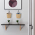 CM Mini Hanging Basket, Small Storage Bag Decor Bin for Wall & Door Storage, Foldable Basket Bin, 2 Pcs...