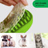 Rubber Dog Bath & Massage Brush, Cat Shampoo Brush Scrubber Shower Wash Scrub Curry Comb with Soft Silicone Bristles for Short & Long Hair Pets...