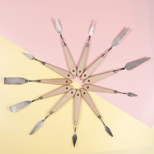 Incraftables Stainless Steel Palette Knife Set (11pcs). Art Palette Knife for Acrylic Painting. Best Palette Knives for Cake Decorating & DIY Craf...