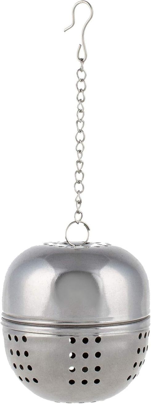 Metal Cool Japanese Tea Infuser - Pack of 2 - Large Stainless Steel Loose Tea Steeper for Kettle - Chinese Tea Cage Balls Dishwasher Safe...