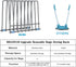 IDEATECH Reusable Silicone Bags Rack, Drying Rack for Storage Bags, Stainless Stand for Reusable Freezer Bags, File Organizer Desktop Storage Book...