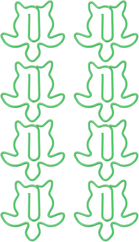 100Pcs Animal Shaped Paper Clips, Electroplated Cute Paper Clips, Fancy Paperclips with Storage Box for Family Office School (Sea Turtle)...