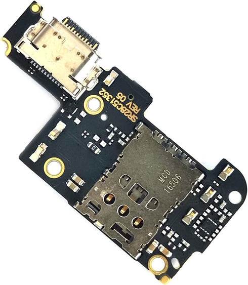 USB Charger Charging Port Dock Connector Ribbon Flex Cable PCB Board Replacement Compatible with Motorola Edge+ Plus 6.7 inch...