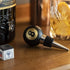 Iron & Glory Wine Stopper 8-Ball | Decorative Wine Stoppers & Kitchen Gadgets | Luxury Bottle Stopper Wine Accessories | Wine Gifts | Reusable Liq...