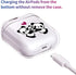 Idocolors Clear Case Compatible with AirPods 2&1, Soft Silicone Shockproof Case Cover with Cute Cartoon Panda Pattern for Girls & Teenages...