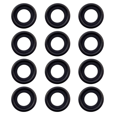 UTSAUTO 12Pcs Rubber Oil Drain Plug Gaskets M12 Oil Drain Plug Washers Seals Gaskets 12616850 3536966 0971191 Replacement for Chevy GMC Ford Engin...
