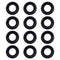 UTSAUTO 12Pcs Rubber Oil Drain Plug Gaskets M12 Oil Drain Plug Washers Seals Gaskets 12616850 3536966 0971191 Replacement for Chevy GMC Ford Engin...