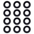 UTSAUTO 12Pcs Rubber Oil Drain Plug Gaskets M12 Oil Drain Plug Washers Seals Gaskets 12616850 3536966 0971191 Replacement for Chevy GMC Ford Engin...