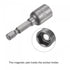2Pcs 1/4 Quick-Change Hex Shank, 10mm (3/8-Inch) Magnetic Nut Setter Driver Drill Bit, 1.89 Inch Length, Metric for Machine Maintenance, Furniture...