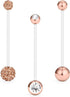 Hoeudjo 14G 1 1/2 Inch CZ Sports Pregnancy Maternity Flexible Bioplast Long Belly Button Rings Navel Retainer Body Piercing Set of 3...