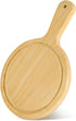 7" Mini Pine Wood Cutting Board with Handle, Small Serving board Wooden Round Pizza Peel Paddle for Homemade Baking Pizza Bread Cake Fruit Vegetab...