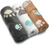 1 Pack 3 Puppy Blankets Super Soft Warm Sleep Mat Cute PAW Print Blanket Fleece Pet Blanket Flannel Throw Dog Blankets for Small Dogs Puppy Cats,G...