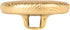 Mibo 12pcs Metal Shank Buttons 24L(15mm) with Crosshatch Weave Style Texture - Matte Gold...
