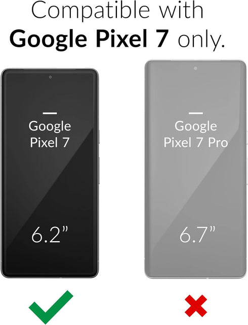 Crave Dual Guard for Google Pixel 7 Case, Shockproof Protection Dual Layer Case for Google Pixel 7 - Black...