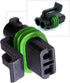 3-PACK (2-PIN) 30Amp Metri-Pack Waterproof Connector Terminals and Seals 12-10awg...