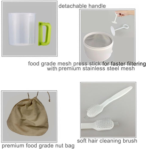 Greek Yogurt Strainer Nut Milk Bag, Toufu Strainer, Fruit Juicing, Sprouting, Stainless Steel Fine Mesh Filter, BPA Free for Food (1.5 Quart Small...