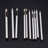 10Pcs Leather Hole Punch Cutter 0.5mm-5mm Leather Working Tools for Leather Watch Bands Belts Canvas Paper Plastics Round Hollow Hole Punch Cutter...