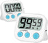 Kitchen Timer, 2 Pack Large Digits Classroom Timer for Kids,Simple Operation Magnetic Timers, Digital Timer for Cooking -White...