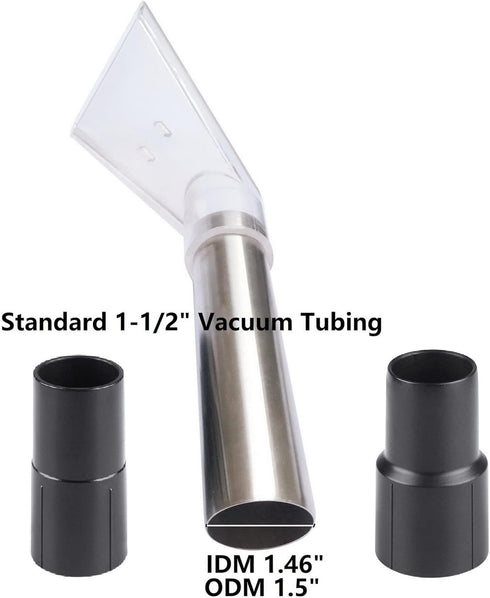 TunaMax Extractor Tool Hand Wand with Clear Head for Upholstery & Carpet Cleaning, Car Detailing Vacuum Wand for Portable Extractors & Truckmounts...