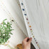 pureaqu Faux Linen Stripe Pom Pom Sheer Curtains for Bedroom/Kids Room Embroidered Colorful Rainbow Semi Sheer Voile Window Curtain for Living Roo...