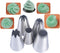 Piping Tips Large Pastry Tips Set,Cake Cream Decorating Tips for Frosting,Icing Piping Nozzle For Cupcakes Cakes Cookies(1A,1C,1E,356,9FT)...