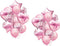 28Pcs Balloon Happy Birthday Party Decorations For Women Confetti Balloons 18" Star Heart Foil Balloons Wedding Decorations Helium Ballons Girl Bo...