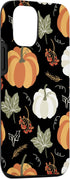 iPhone 12/12 Pro Autumn falling leaves and pumpkin spice harvest happy fall Case...