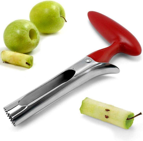 AKIRO apple Corer, Stainless Steel Kitchen Gadget Tool Fruit Seeder Core Remover Fruit Vegetable Tools Apple Pear Corer Easy Twist Fruits Tools Co...