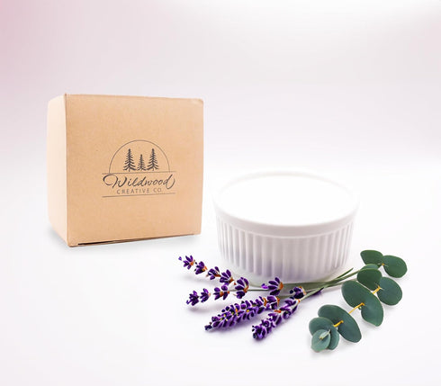 Solid Dish Soap Bar in Reusable Ramekin 7.5oz | Zero Waste Natural Dish Soap Bar | Concentrated Dish Washing Soap | Plastic Free Packaging with Na...