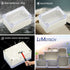 LeMotech ABS Plastic Junction Box Dustproof Waterproof IP65 Electrical Enclosure Box Universal Project Enclosure Grey with PC Transparent Clear Co...